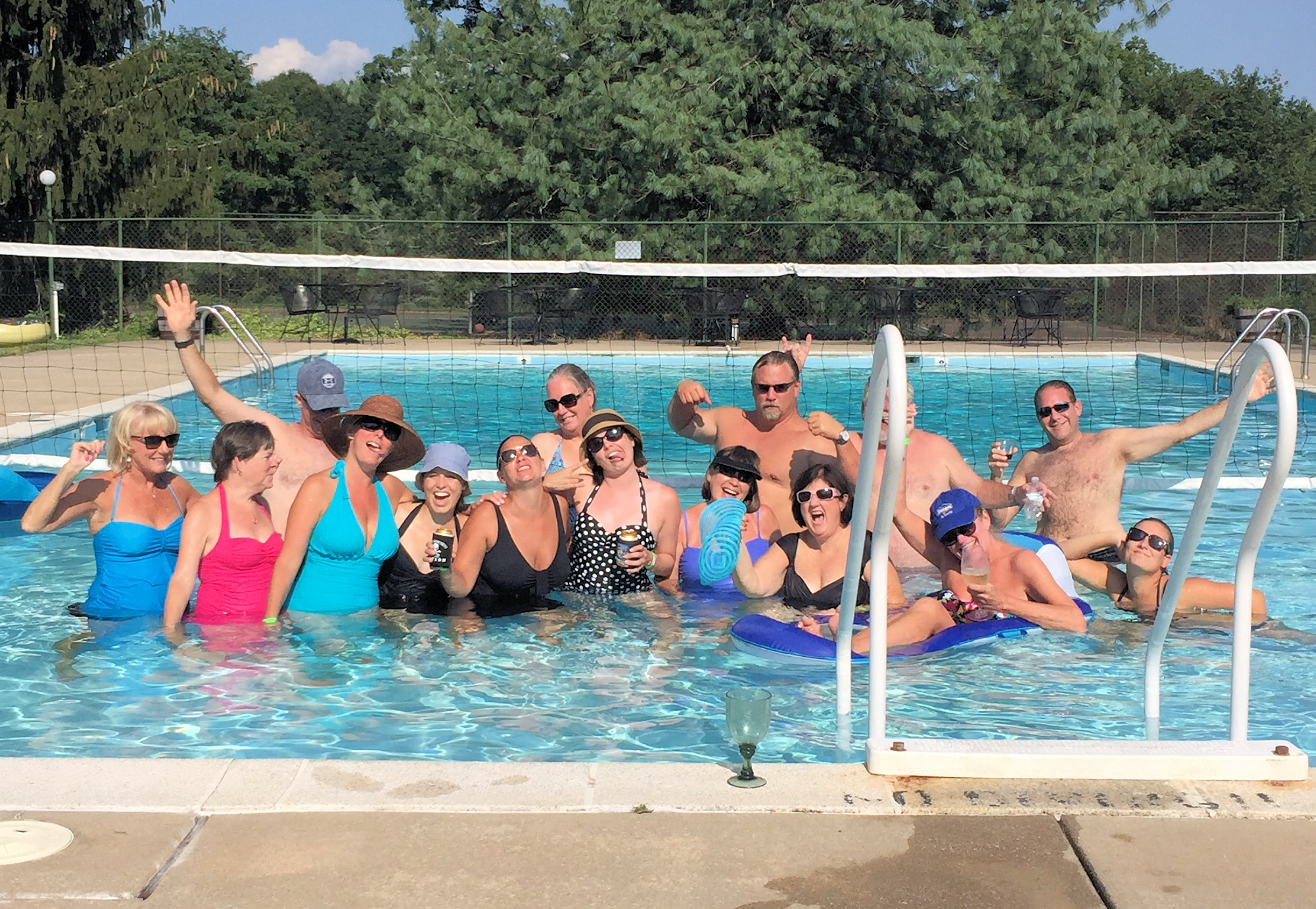 Adults in Pool